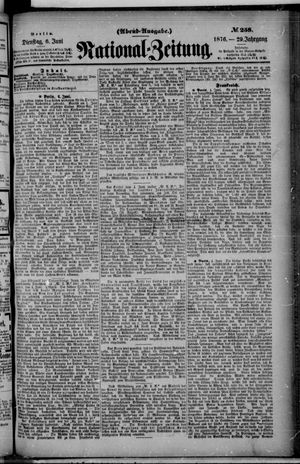 Nationalzeitung vom 06.06.1876