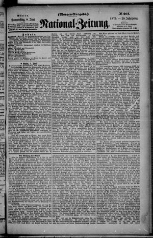 Nationalzeitung on Jun 8, 1876