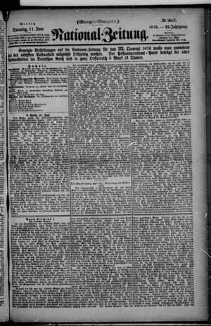 National-Zeitung vom 11.06.1876