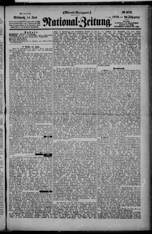 Nationalzeitung on Jun 14, 1876