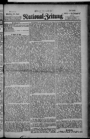 Nationalzeitung vom 20.06.1876
