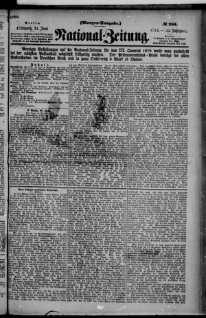 Nationalzeitung on Jun 21, 1876