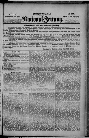 Nationalzeitung vom 24.06.1876