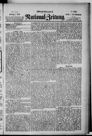National-Zeitung vom 07.07.1876