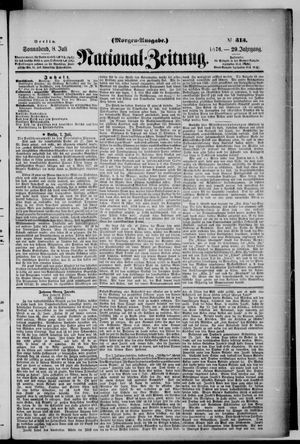 Nationalzeitung vom 08.07.1876