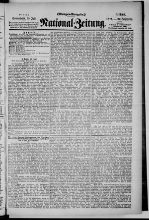 Nationalzeitung on Jul 15, 1876