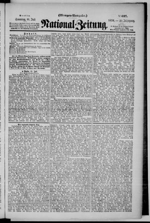 Nationalzeitung vom 16.07.1876