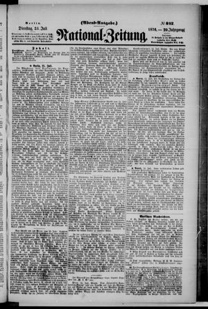 Nationalzeitung vom 25.07.1876