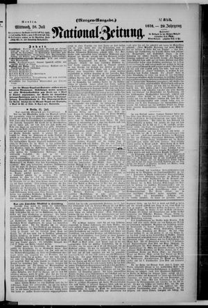 Nationalzeitung vom 26.07.1876