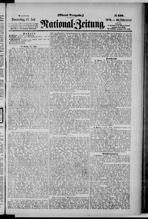 National-Zeitung vom 27.07.1876