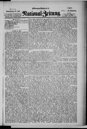 Nationalzeitung on Jul 29, 1876