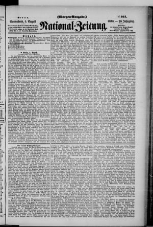 Nationalzeitung vom 05.08.1876