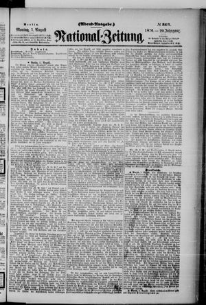 Nationalzeitung vom 07.08.1876