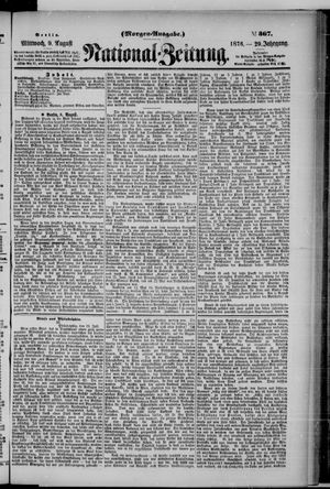 Nationalzeitung vom 09.08.1876