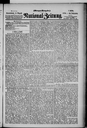 National-Zeitung on Aug 12, 1876