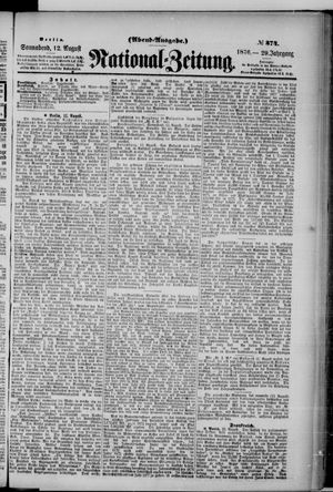 National-Zeitung on Aug 12, 1876
