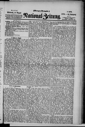 Nationalzeitung vom 16.08.1876