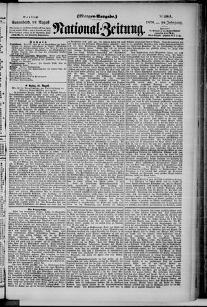 Nationalzeitung vom 19.08.1876