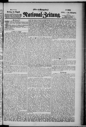 Nationalzeitung vom 25.08.1876