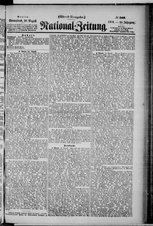 Nationalzeitung on Aug 26, 1876