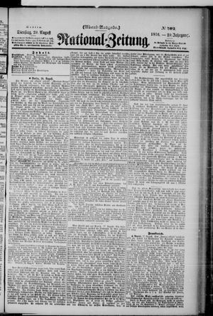 Nationalzeitung vom 29.08.1876
