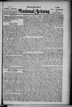 Nationalzeitung on Sep 5, 1876
