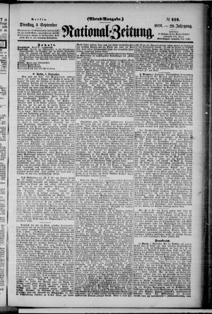 Nationalzeitung on Sep 5, 1876