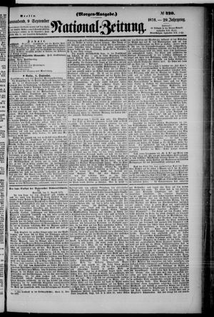 Nationalzeitung vom 09.09.1876