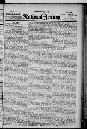 National-Zeitung vom 11.09.1876