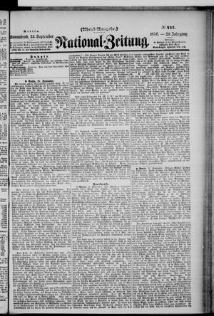 Nationalzeitung vom 23.09.1876