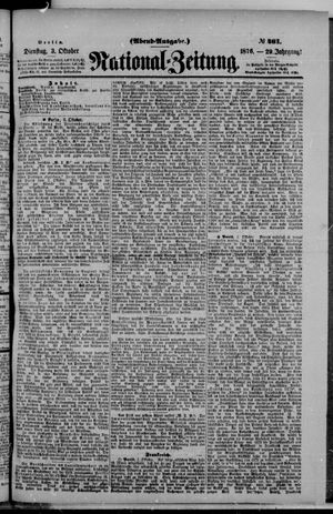 Nationalzeitung vom 03.10.1876