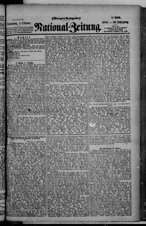 Nationalzeitung on Oct 4, 1876