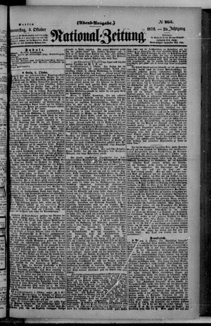 Nationalzeitung on Oct 5, 1876