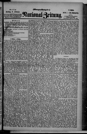 Nationalzeitung vom 06.10.1876