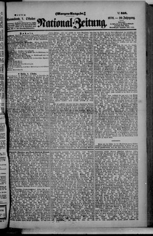 Nationalzeitung on Oct 7, 1876