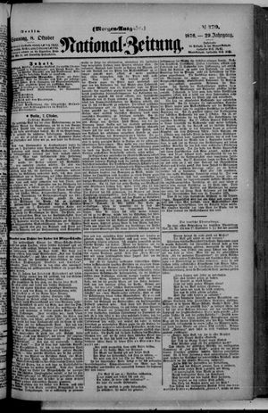 Nationalzeitung on Oct 8, 1876