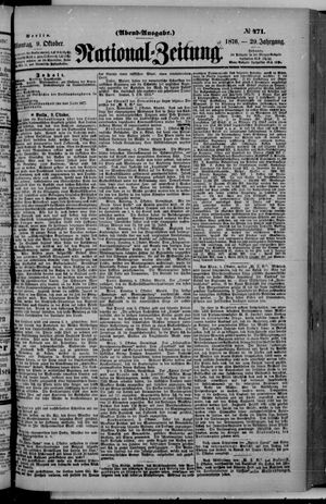 National-Zeitung on Oct 9, 1876