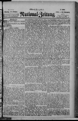 National-Zeitung on Oct 16, 1876