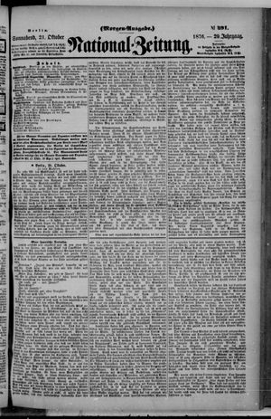 Nationalzeitung on Oct 21, 1876