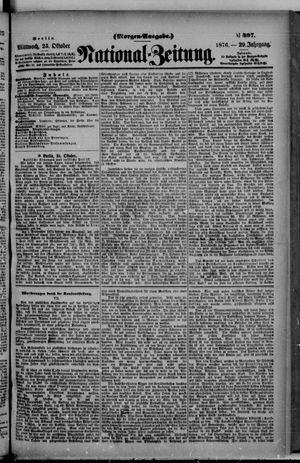 National-Zeitung on Oct 25, 1876