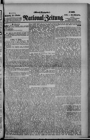 National-Zeitung on Oct 25, 1876