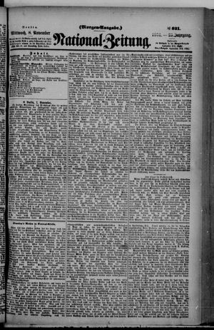 Nationalzeitung on Nov 8, 1876