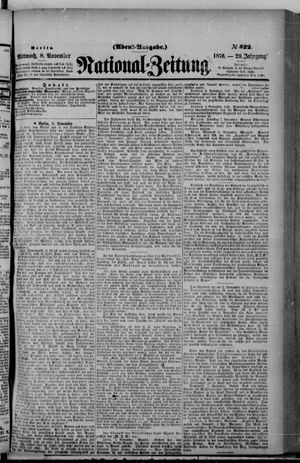 Nationalzeitung vom 08.11.1876