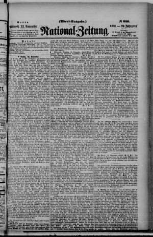National-Zeitung on Nov 22, 1876