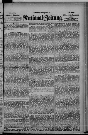 National-Zeitung vom 01.12.1876