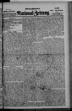 Nationalzeitung vom 05.12.1876