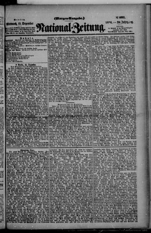 Nationalzeitung on Dec 13, 1876