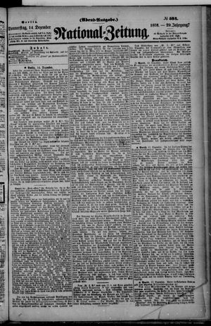 Nationalzeitung vom 14.12.1876