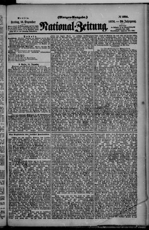 Nationalzeitung on Dec 15, 1876