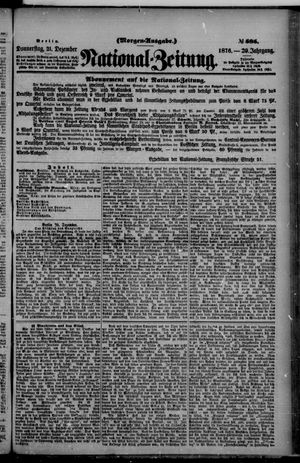 Nationalzeitung on Dec 21, 1876